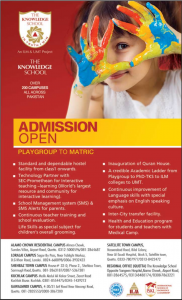 The Knowledge School - Admission Open