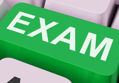 Exam Key Showing Examination Exams Or Web Test